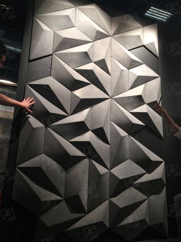 دیوار پوش سه بعدی مدرن مدل زمرد | شرکت معماری چیدمانه