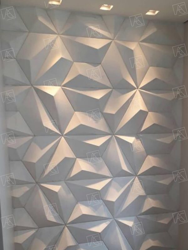دیوار پوش سه بعدی مدرن مدل زمرد | شرکت معماری چیدمانه