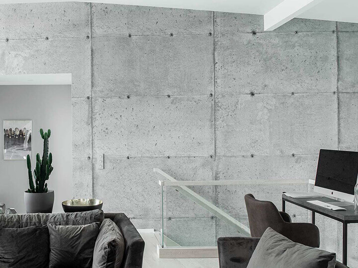 بتن اکسپوز ؛ دیوار پوشی مدرن | شرکت معماری چیدمانه